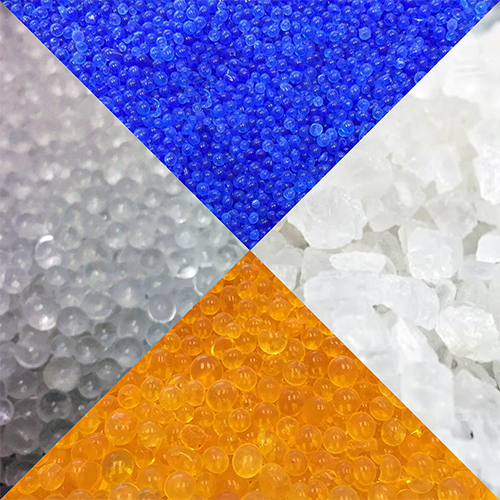 Silica Gel - Blue, White (granular and beads), Yellow